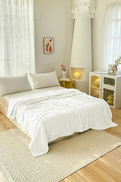 My Catherine Rosa Butterfly Blanket Soft Double Blanket Soft Wellsoft 230X250 cm