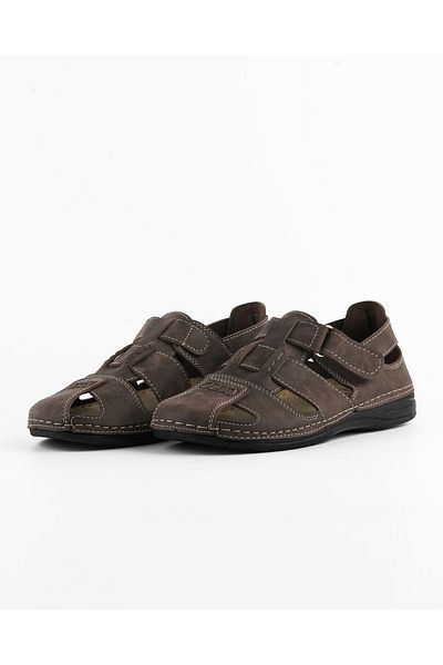 Tigerline Ανδρικά πέδιλα Nubuck - Ορθοπεδική σόλα - Φαρδιά Μορφή - Αντιιδρωτική, Χωρίς Οσμή