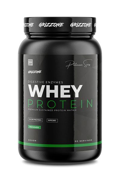 GRIZZONE Grizzy Whey Protein Pro Wpc 80 - 900g 30 Serve Pistachio