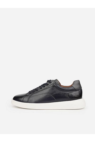 Pierre Cardin 63574 S Μαύρα Δερμάτινα Ανδρικά Παπούτσια Casual
