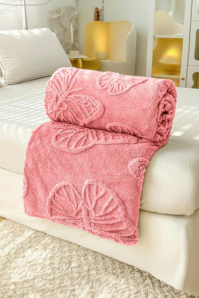 My Catherine Rosa Butterfly Blanket Soft Double Blanket Soft Wellsoft 230X250 cm