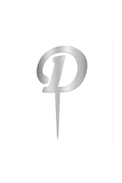 Pastaland Litera D din plexiglas argintiu cu oglindă