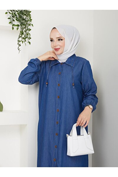 Pamuk Butik Γυναικείο καπέλο τζιν με λεπτομέρεια με κουμπιά