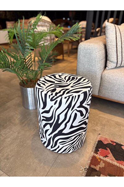 Akse Design Zebra Desen Puf
