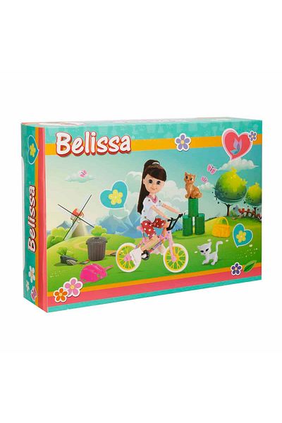 Sunman I Chose I Bought Belissa Doll 53804 Belissa's Bicycle and Cute Animals 15 cm 3