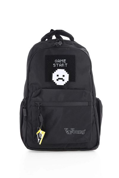 YOUNG Rucsac negru Game Start Okul 51691