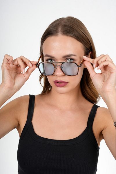 JULIANO 0039 Brown/Blue 54 Moonlight Sunglasses