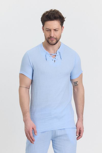 Heaven Ephesus Ανδρικό πουκάμισο - Muslin Alaçatı Shirt - 4070