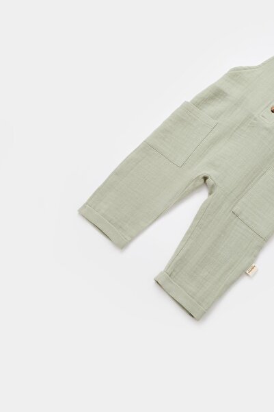 Magu Unisex Baby Organic Muslin Salopet