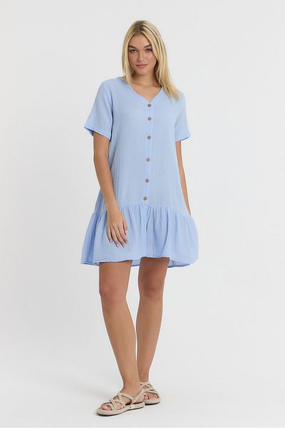 Heaven Ephesus Women's Dress - Muslin Datça Dress - 3050