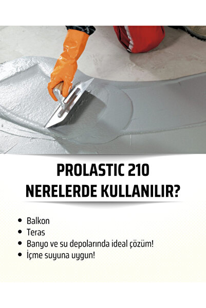BARS Prolastıc 210 Çift Bileşenli Esnek Su Yalıtım Harcı – Çimento Ve Akrilik Esaslı