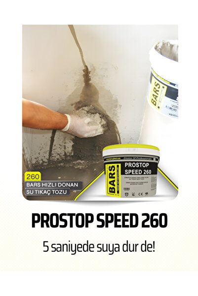 BARS Çimento Esaslı Hızlı Priz Alan Şok Su Tıkaç Tozu 5 Kg.