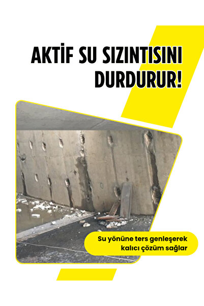 BARS Çimento Esaslı Hızlı Priz Alan Şok Su Tıkaç Tozu 5 Kg.