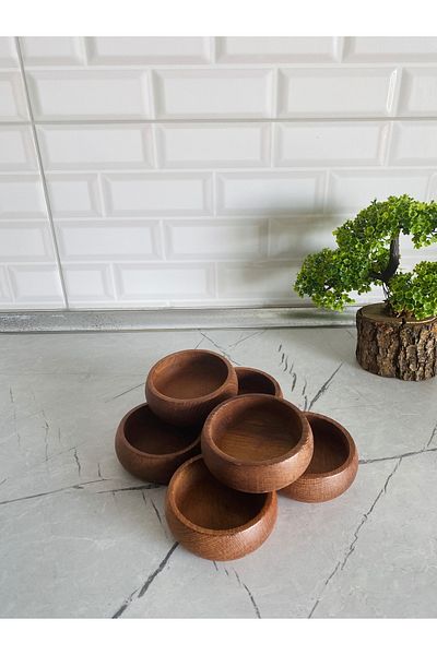 3ER Bamboo Snack Bowl Set of 6
