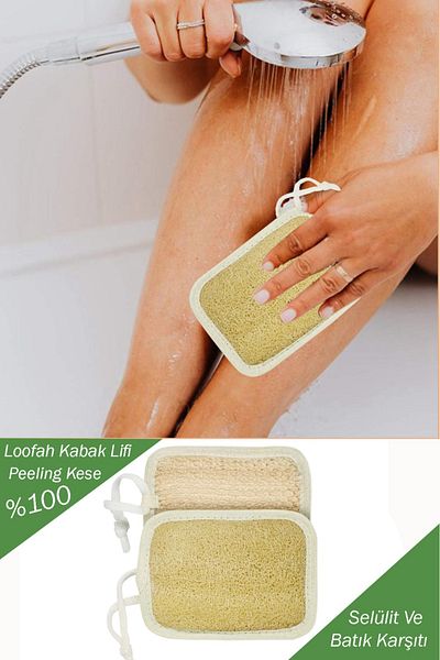 Hyd Natural Pumpkin Scrub Rectangular Loofah Pumpkin Fiber Exfoliating Scrub
