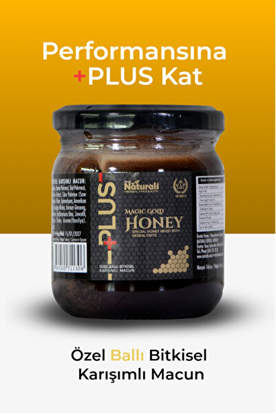 Aktiva Naturals Magic Gold Honey Plus Özel Ballı Bitkisel Karışımlı Macun 240GR.
