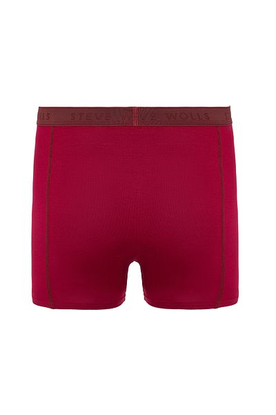 Steve Wolls Men's Claret Red Single Classic Bamboo Boxers - 25100