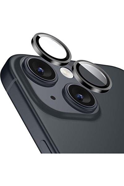 Powerfox iPhone 15/ 15 Plus Uyumlu Renkli Lens Koruyucu