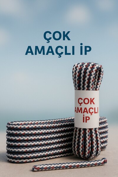 Metler 10 Metre Kalın Çok Amaçlı Ip | Hamak, Salıncak, Çamaşır Ve Sepet Ipi 1...