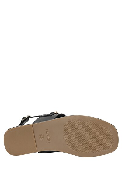 Butigo 22S-153 2Fx Black Women's Flat Sandals