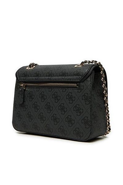 Guess Dámská antracitová crossbody kabelka Izzy Convertible Xbody Flap Hwsg8654190-clo