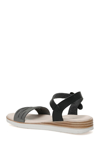 ART BELLA Cs22051 2fx Black Women's Thick Sole Sandals