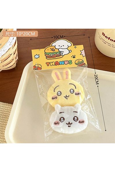 Miniso A2 Cute Chiikawa Cartoon Plush Brooch Girl Backpack Decoration Bag Pendant Accessories Doll Scarf Cl