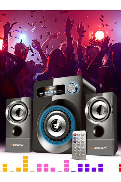 MACON JERTECH 2.1 Channel Bluetooth Powerful Sound System Speaker - Black