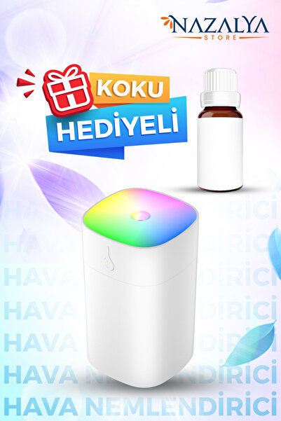 Nazalya 400 Ml Ulrasonik Araba - Oda Hava Nemlendirici Buhar Makinesi Ve Arom...