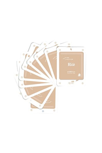 Mjcare On Rice Extract Mask - Rice Extract Face Mask 10 Pack