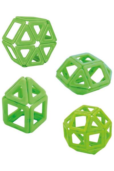 Temel Magic Magnetic 26 Pieces Glow in the Dark Magnetic Shapes Jh8952B