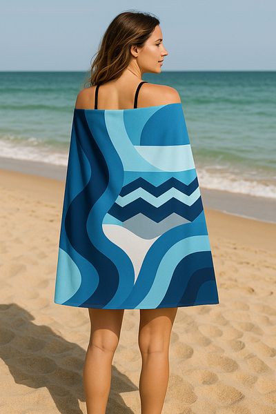 maison aura Beach Towel Quick Dry Micro Fabric