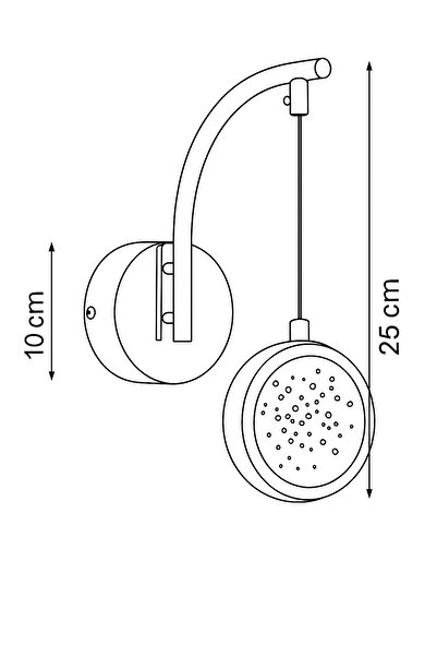 İstanbul Avize İstanbul Avize Dünya Tekli Gold Ledli Modern Lüx Aplik
