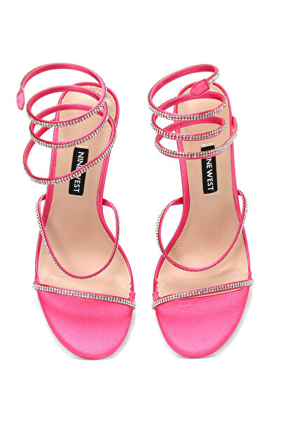 Nine West LORA 3FX Pembe Kadın Topuklu Sandalet