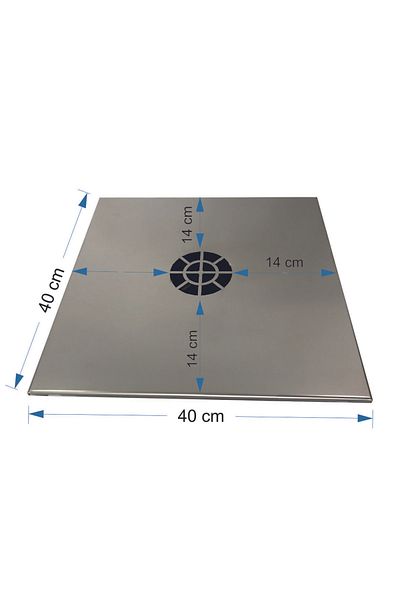 SAKOYA Culvert Aspirator 40X40 cm 304 Stainless Panel 100 M3/H with Backflow Flap