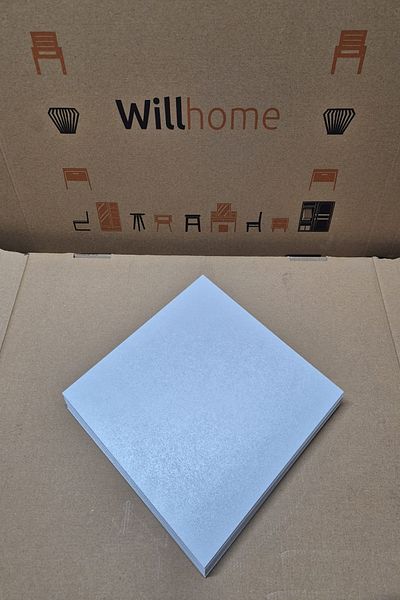 willhome 5 Pieces 35X35 cm Mdf White Cake Base