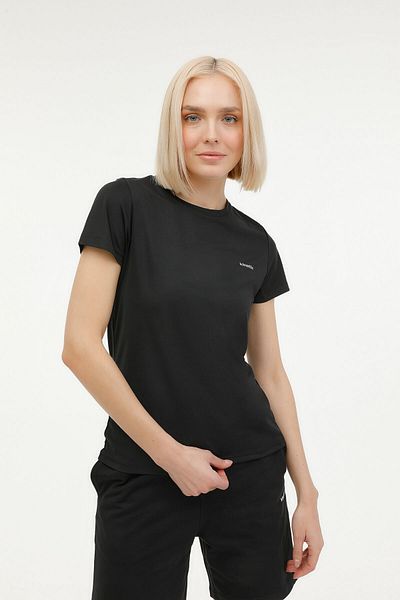 Kinetix Tricou W-sn230 Basic Pes C Gât Siyah Kadın Kısa Kol