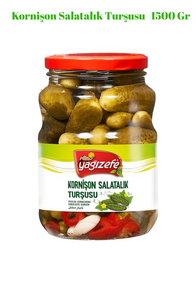 Yağızefe No:2 Kornişon Salatalık Turşusu 1500 gr