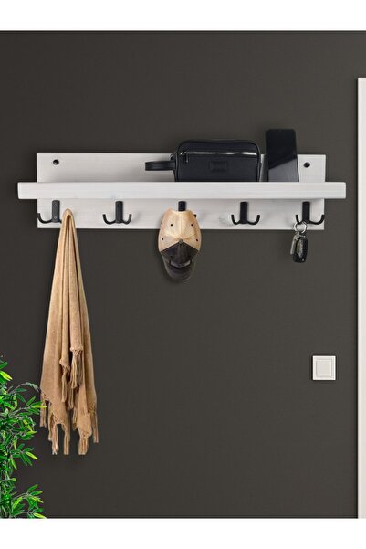 Kozan Duvar Askılığı Doğal Ahşap Estetik ve İşlevsel Raf Tasarımı