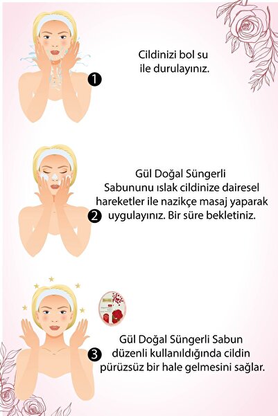 Naturix صابون الورد الطبيعي مع الإسفنج 150 جرام - صابون منقي مع تأثير التقشير