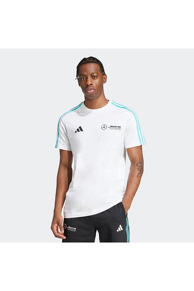adidas Ανδρικό λευκό μπλουζάκι Mercedes Amg Petronas Formula One Team (JV5457)