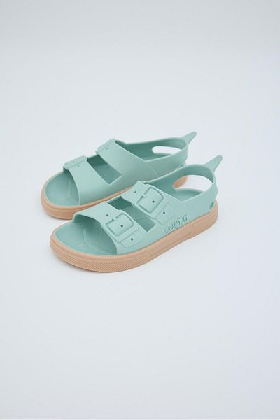 BOATILUS Irky.Veg-F Sandale pentru copii PastelGreen/Bej