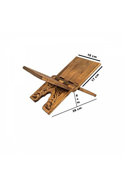 CAMİMARKET Ahşap Rahle Oymalı Rahle - Mini - 35cm
