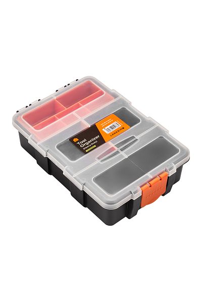 Lawazim Heavy Duty Tool Box Organizer -Small Parts Organizer for Hardware Screws Nuts Bolts
