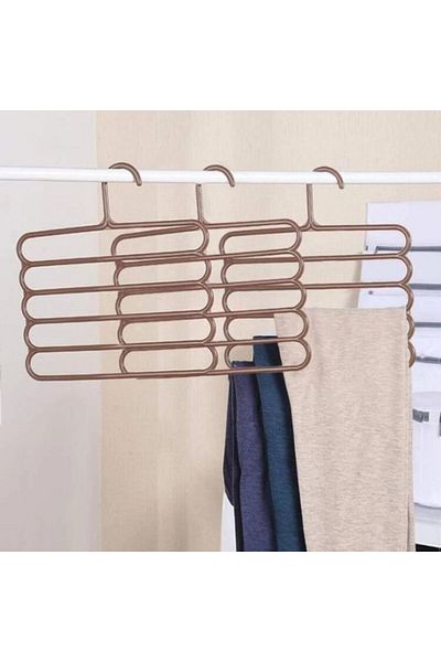 Evelise Set Mercaton, 24 de umerașe multifuncționale din plastic cu 5 poziții pentru haine și accesorii