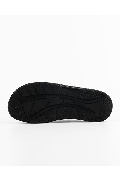 DR KLOMPA Чоловічі капці Ms304 Чорні ортопедичні капці