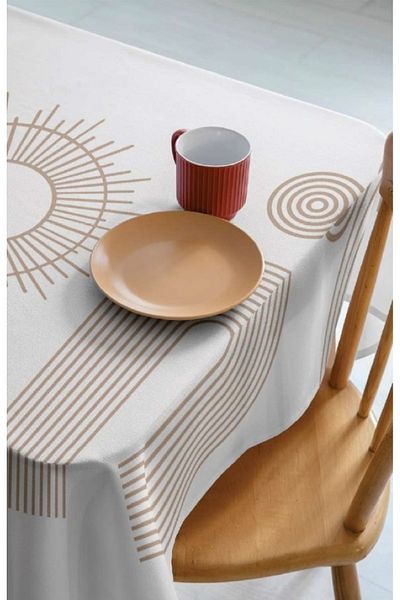 Home Bohemian Patterned Tablecloth |   Worry-Free Stain-Proof Fabric |   Digital Printing |   150X210Cm