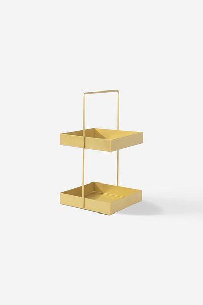 Rarart Concept Gold Metal 2 Tier Organizer - Organizer πολλαπλών χρήσεων