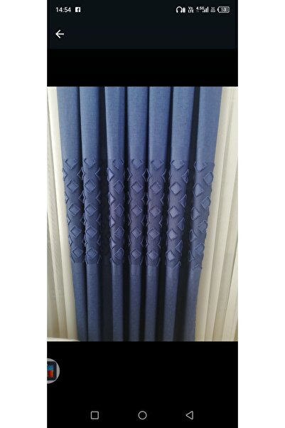Store Brillanthome Salon Fon Perde 2025 Model 1/3 Sık Pile