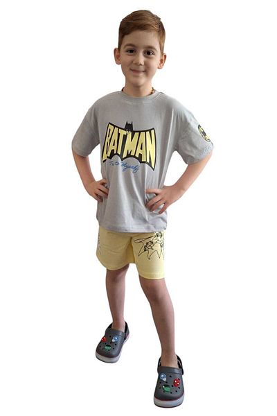 Tiny Boy's Character Detailed T-Shirt and Shorts Set